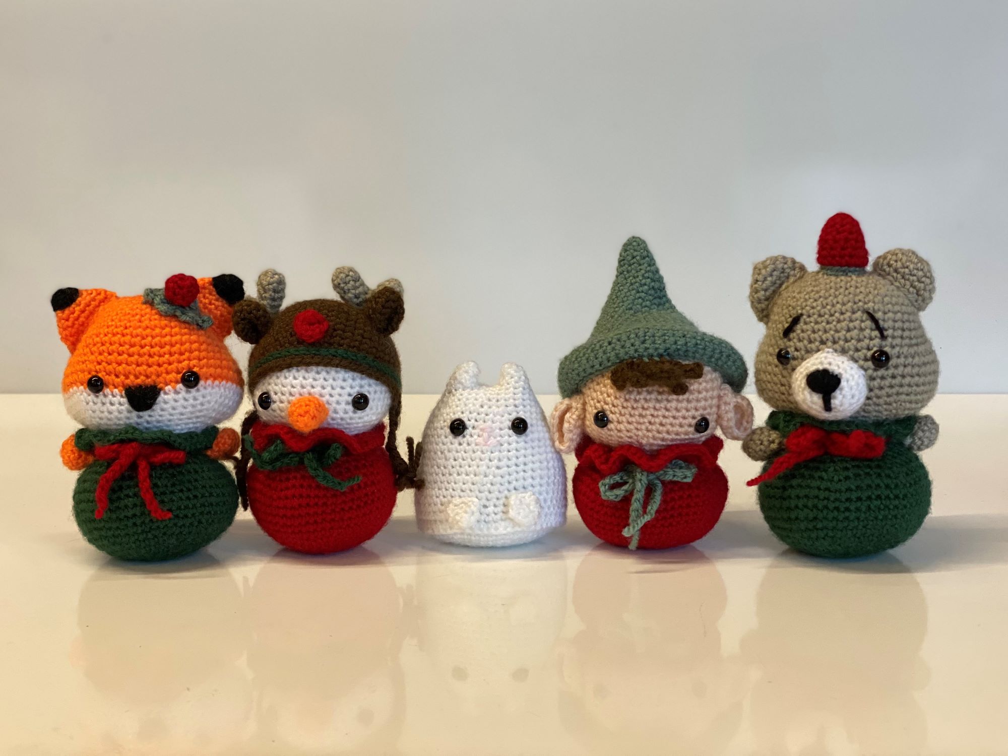 Crocheted comfort pieces