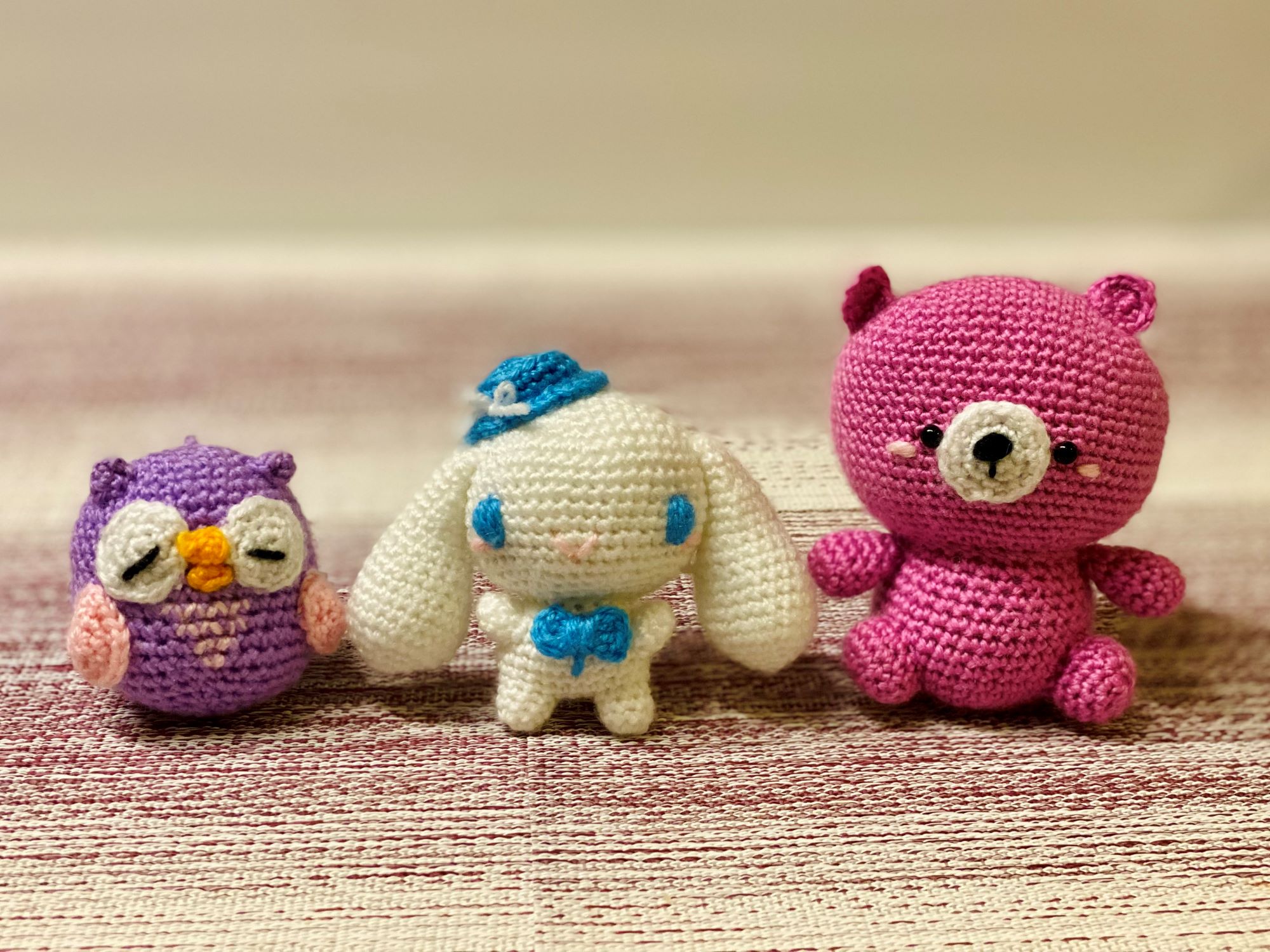 Crocheted comfort pieces