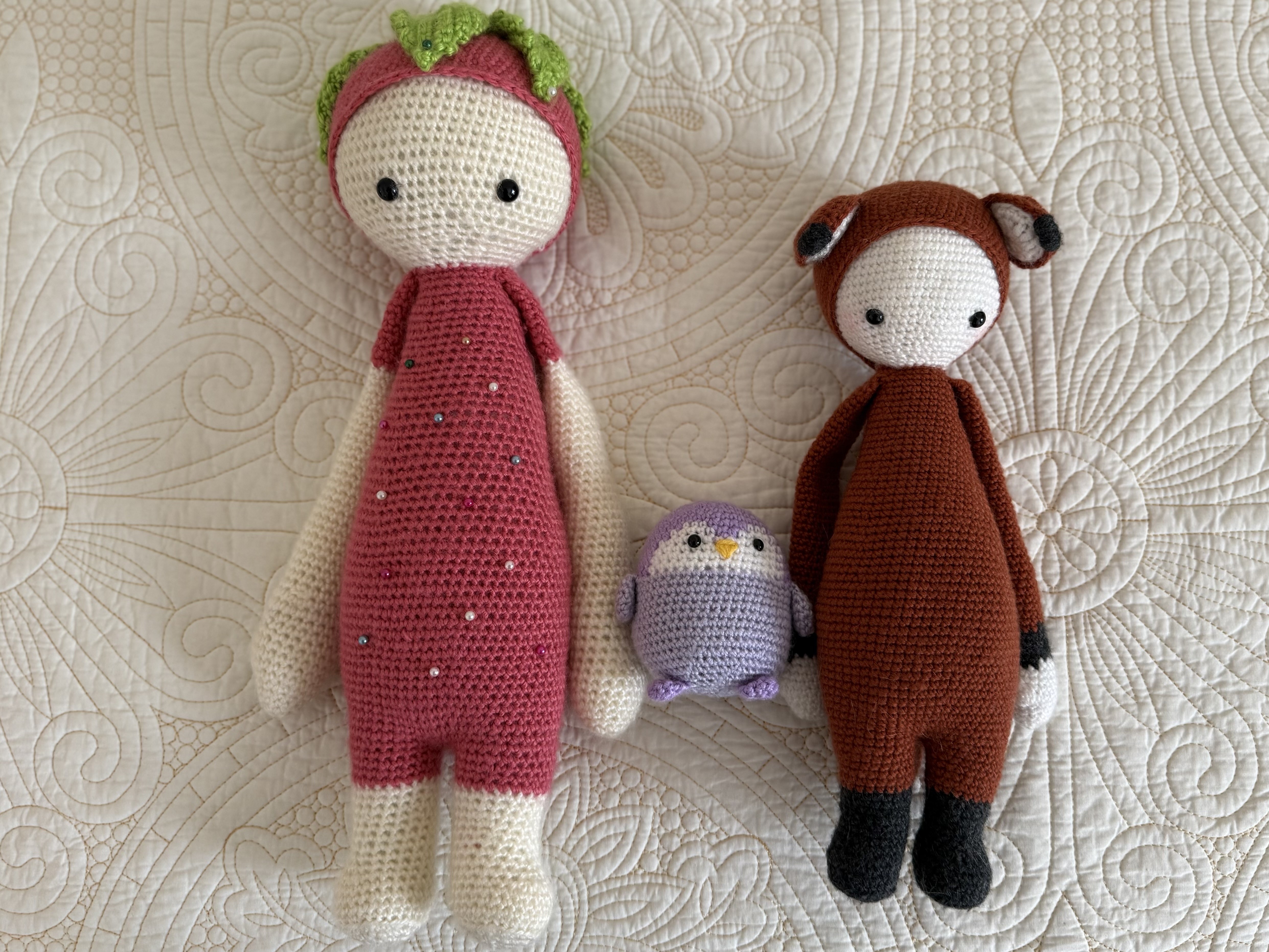 Crocheted comfort piece