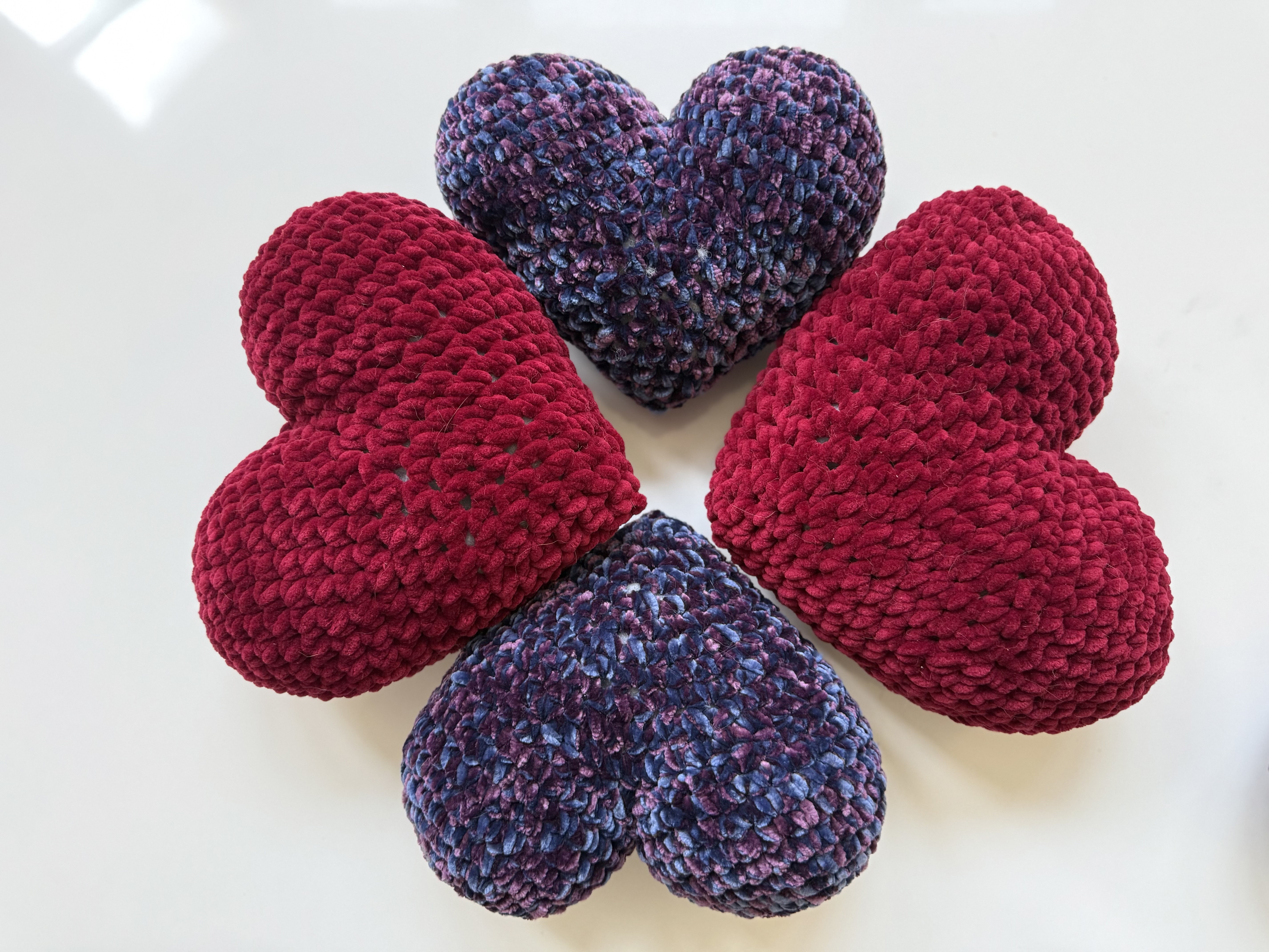 Crocheted comfort piece