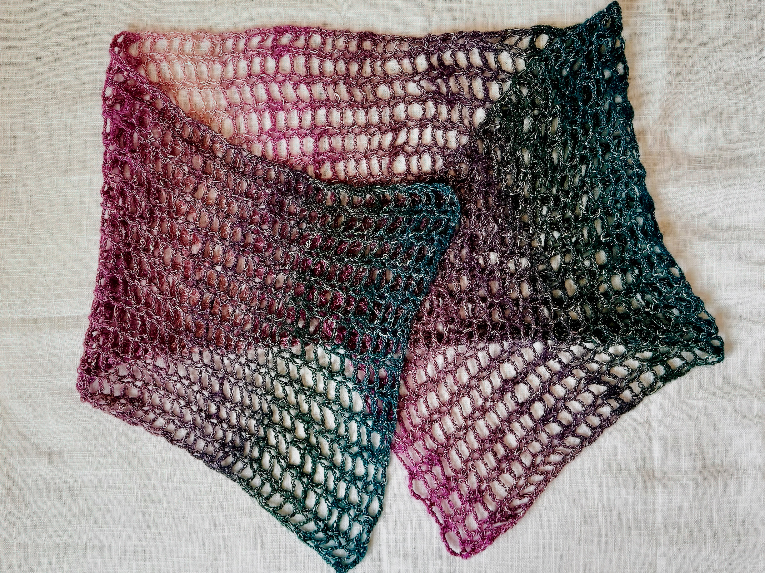 Crocheted scarf