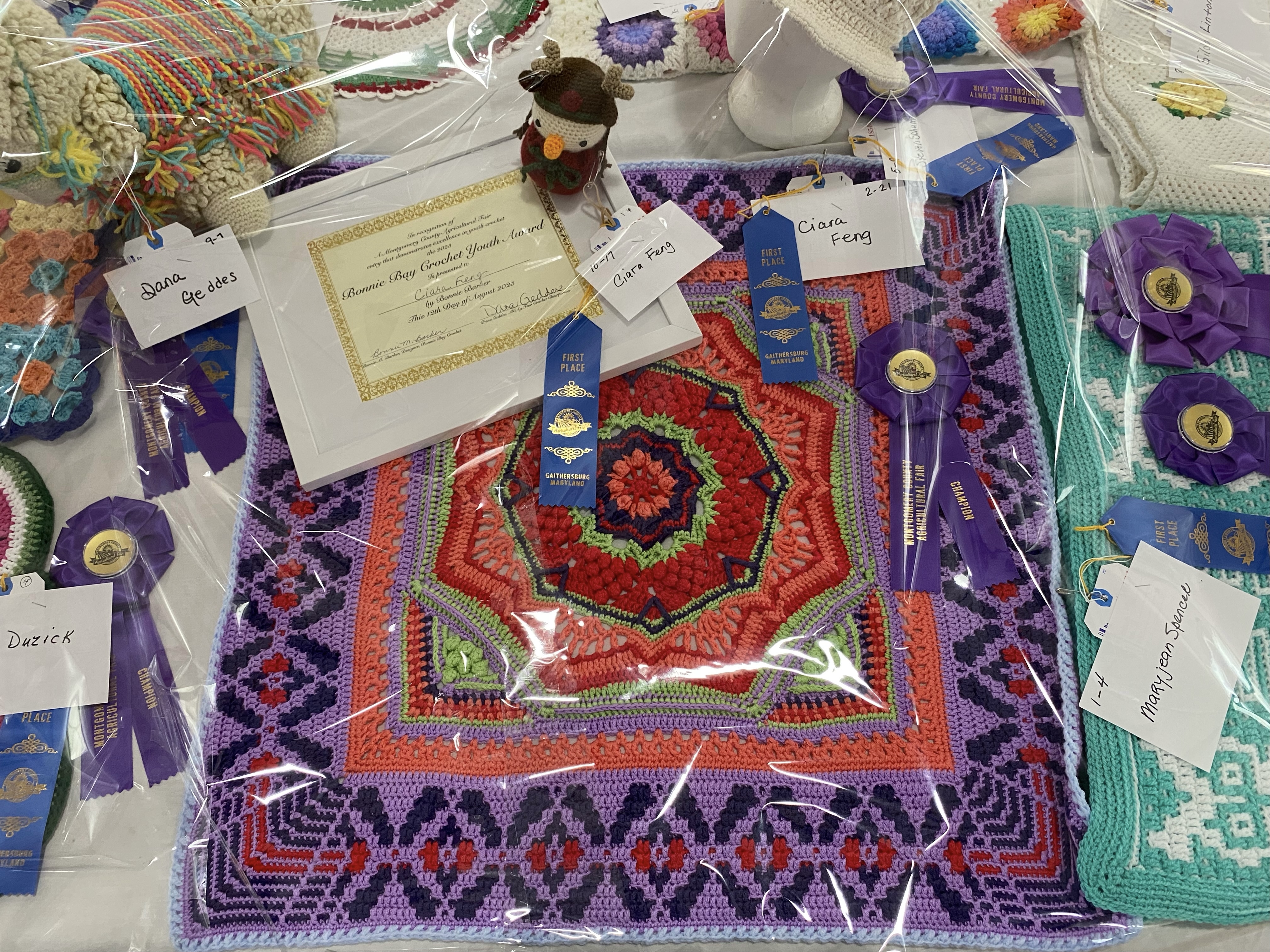 First Bonnie Bay Crochet Youth Award